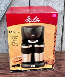 183. Melitta Dual Travel Mug Coffee Maker