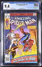 1978 Marvel Comics Amazing Spider-Man 184 CGC 9.4 1st App White Dragon