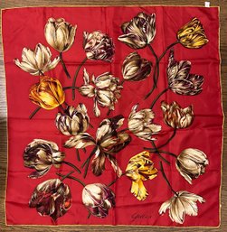 Gucci Floral Silk Scarf