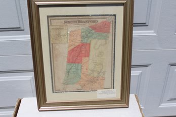 1865 North Branford CT - Beers Map Hand-colored (Pick Up Only)