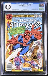 Marvel Comics Amazing Spider-Man #186 CGC 8.0 Chameleon Appearance