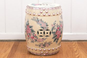 Chinese Painted Garden Seat