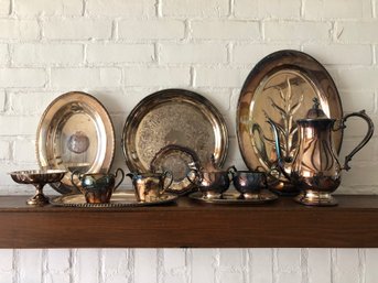 Large Silver Plate Lot - Mostly Oneida And Academy