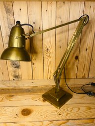 Vintage Brass Anglepoise Lamp