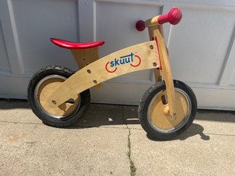 Balance Bike: Wooden Skuut Bike Glider For Toddler