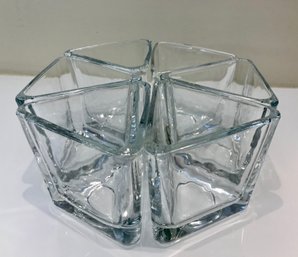 Glass Triangular Vases