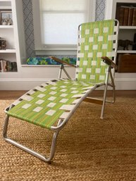 Telescope Aluminum Folding Furniture Company - Mad Men Lime Green Lawn Chair