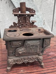 18. Antique Salesman Sample Cast Iron Stove