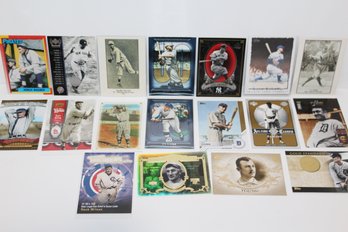 18 Classic Baseball Stars - Babe Ruth - Lou Gehrig - Ty Cobb - Walter Johnson - Honus Wagner & More