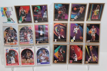 18 Classic Basketball 1990 Larry Bird- Magic Johnson- David Robinson- Glen Rice- Danny Manning & More