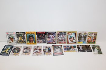 18 Reggie Jackson Cards - Fleer - Topps - UD - 1983-1990s