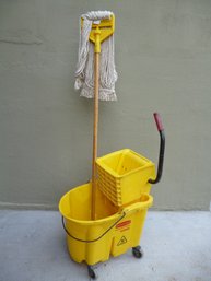 Mop Bucket And Mop With Newer Head