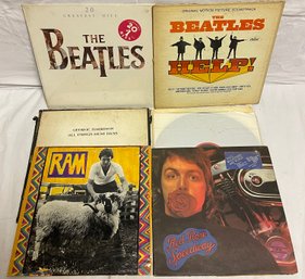Lot Of Rock Vinyl Records Including The Beatles