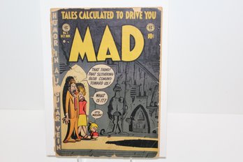 Mad Magazine #1 E.C. 1952 - Cover Detached But All Pages Intact