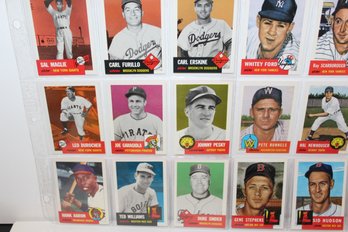 1991 Topps 1953 Archives Baseball Cards (174 Cards) - Jackie Robinson - Mays - Aaron