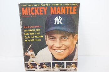 1957 Classic Mickey Mantle Magazine - Must Have For Mantle Fans!