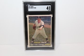 1957 Topps Whitey Ford - SGC Graded