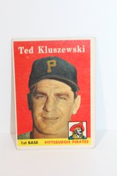 1958 Ted Kluszewski  Card Pirates