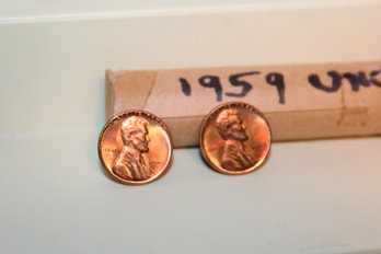 1959 Uncirculated Pennies - 1 Roll