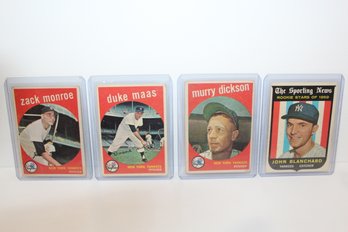 1959 Yankees 4 Card Group