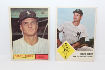 1961 & 1963 Ralph Terry Cards