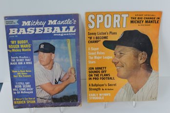 1962 Mickey Mantle Magazine Covers