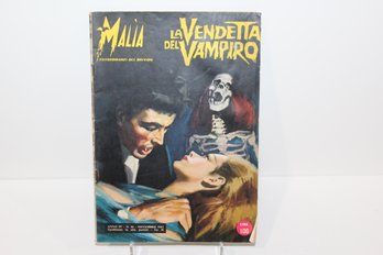 La Vendetta Del Vampiro - 1964 Italian Vampire Comic - Very Rare Only Found In Europe