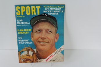 1964 Sport Magazine Mickey Mantle Cover