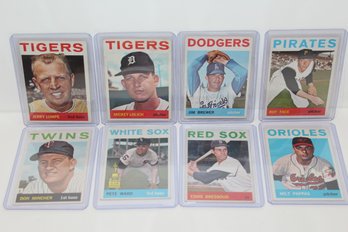 1964 Topps Baseball - Mickey Lolich Rookie Card - Roy Face - Jim Brewer - Milt Pappas & More