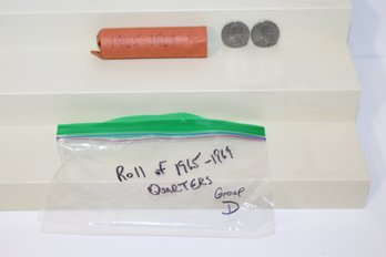 1 Roll Of 1965-1969 Washington Quarters - Circulated Group D