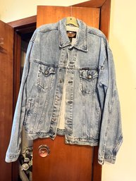 Authentic Harley Davidson Denim Jacket, Size Men's Medium