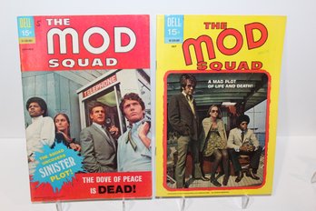1970 MOD Squad Silver Age #4 & #6 - Rare Dell Comics