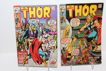 1970 Marvel Comics - The Mighty Thor #179 & #181