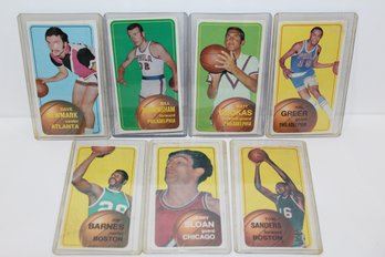 1970 Topps NBA Tallboys - Hal Greer - Billy Cunningham - Jerry Sloan (Philly-Boston-Chicago-Atlanta)