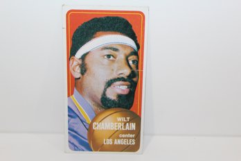 1970 Topps Basketball #50 Wilt Chamberlain - Great Tall Boy Card - Rare To See