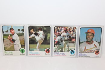 1973 Topps Baseball - All Hofers - Gibson - Carlton - Palmer - Kaline