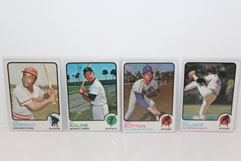 1973 Topps Baseball - All Hofers -Sutton - Morgan - Palmer - Kaline