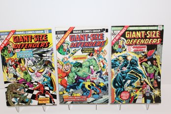 1975 Giant Size Defenders #3-#4-#5 (#3 Very Collectable)