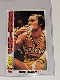1976-1977 Topps Jumbo Rick Barry Card - #50, Very Nice Condition