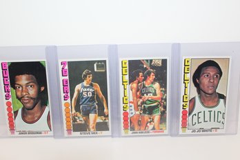 1976 Topps Large/jumbo NBA Cards - Steve Mix-john Havlicek-jo Jo White-junior Bridgewater