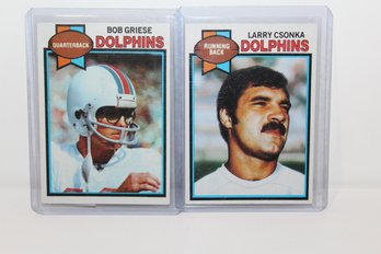 Topps UD Miami Dolphins Cards - Marino-csonka-griese-tannenhill-reggie Bush-ajai And More (45)