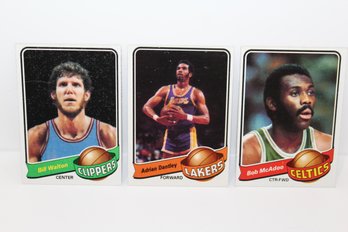 1979 Topps Basketball - Bill Walton - Bob McAdoo - Adrian Dantley