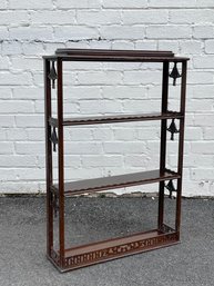 3- Tier Carved Hanging Wall Shelf