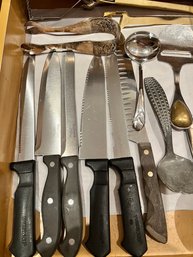 Flatware, Knives, Spoons, Ladle, Misc