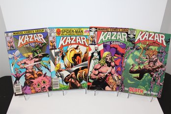 1981-1982 Marvel - Ka- Zar The Savage #3, #9, #11, #13