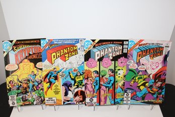 1981-1982 Superman Presents The Krypton Chronicles #2 -superman Presents The Phantom Zone #1,#3, #4