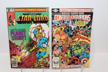 1981 Marvel Premiere Star- Lord No. 61 - 1982 Marvel Super Hero Contest Of Champions #1