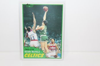 1981 Topps Kevin McHale - Rookie Card #75