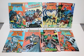 1985-1986 Detective Comics (batman) #547, #549, #550, #552, #555-#558.