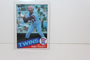 1985 Topps Kirby Puckett Rookie - Nice Centering - Nice Corners